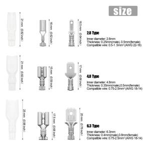 img 3 attached to DYWISHKEY Electrical Connector Insulating Assortment