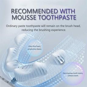 img 3 attached to 🦷 360° Automatic Toothbrush for Adults - Teeth Whitening, Timer, Wireless Charging - Washable Travel/Home Dual-Use