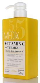 img 1 attached to 🍊 Medix 5.5 Vitamin C Cream with Turmeric: Firming & Brightening Solution for Age & Sun Spots, Anti-Aging Benefits with Vitamin E & Ginger - 15 Fl Oz (Pack of 1)