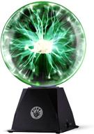 7 inch kicko green plasma ball - nebula, thunder lightning 🔮 - plug-in for parties, decorations, prop, kids, bedroom, home - enhanced seo logo