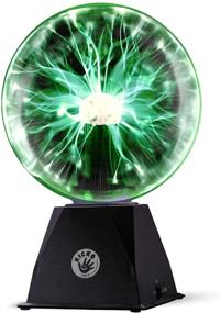 img 4 attached to 7 Inch Kicko Green Plasma Ball - Nebula, Thunder Lightning 🔮 - Plug-in for Parties, Decorations, Prop, Kids, Bedroom, Home - Enhanced SEO