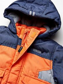 img 2 attached to 🧥 Boys' Toddler Ski Jacket and Snowbib Snowsuit Set by OshKosh B'Gosh