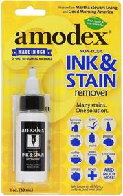 img 3 attached to 🖌️ Amodex Ink and Stain Remover: Perfect Solution for Removing Marker, Ink, Crayon, Pen, Makeup from Furniture, Skin, Clothing, Fabric, Leather - 1 Ounce