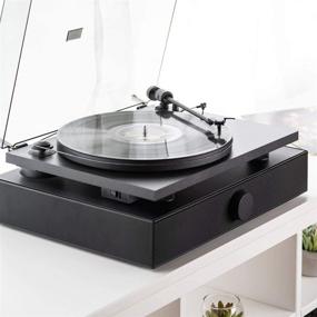 img 1 attached to Andover Audio Spindeck Plug-and-Play Turntable: Exquisite Sound Experience with Ortofon OM Cartridge (Black)