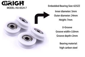 img 3 attached to CHEERBRIGHT 5X24X7Mm Bearings Furniture Accessories