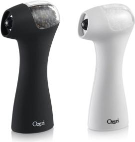 img 4 attached to 🖤 Ozeri Graviti Pro II Salt and Pepper Grinder, Black and White