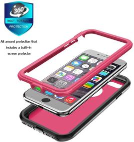 img 2 attached to ImpactStrong iPhone 7/8 Case: Ultimate Protection with Clear Screen Protector - Full Body Cover for iPhone 7 2016 / iPhone 8 2017 (Pink)