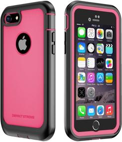 img 4 attached to ImpactStrong iPhone 7/8 Case: Ultimate Protection with Clear Screen Protector - Full Body Cover for iPhone 7 2016 / iPhone 8 2017 (Pink)