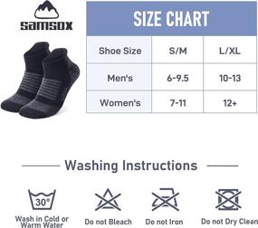 img 3 attached to Samsox 2 Pair Merino Running Socks