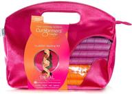 curlformers hair curlers styling kit: create beautiful spiral curls, no heat required, ideal for extra long hair up to 29&#34; (75 cm) logo
