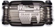 crankbrothers mini bike tools multi 19 tool set in black with carrying case logo