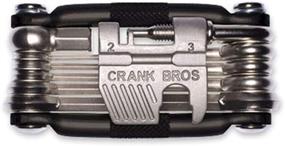 img 4 attached to Crankbrothers Mini Bike Tools Multi 19 Tool Set in Black with Carrying Case