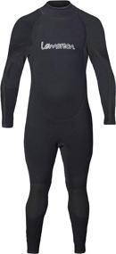 img 3 attached to Lemorecn Kids Shorty Wetsuits: High-performance 3mm and 5mm Full Diving Suits for Youth