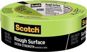 img 4 attached to 🔒 Scotch Rough Surface Painter's Tape, 1.41 inches x 60 yards, 2060: Durable Adhesive for Challenging Surfaces