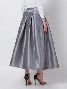 img 2 attached to 👗 PERSUN Women's Clothing: Pleated Swing Waist for Style and Comfort