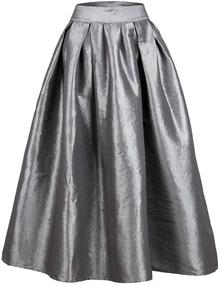 img 1 attached to 👗 PERSUN Women's Clothing: Pleated Swing Waist for Style and Comfort