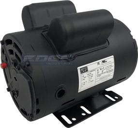 img 3 attached to 💪 Powerful 3HP Electric Motor for Air Compressor - High Speed 3455 RPM, Durable 5/8&quot; Shaft, 14.7 AMP, 56 FRAME Heavy Duty