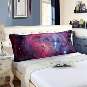 img 2 attached to 🌌 Add Cosmic Style to Your Bed with AILOVYO Space Nebula Universe Pattern Retro Galaxy Tribal Body Pillow Case