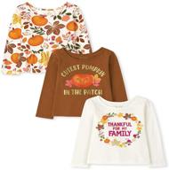 childrens place toddler sleeve harvest girls' clothing logo