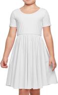 👗 girls' cotton casual sleeve dresses by boyoo logo