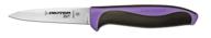 3½ paring knife purple handle logo