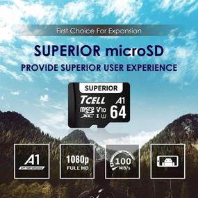 img 3 attached to 💾 TCELL Superior 64GB 2 Pack Micro SD Card: High-Speed 100MB/s Full HD Memory Card for Phone - Android Mobile Device (64GB X2)