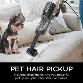 img 1 attached to 🦈 Shark HS152AMZ Corded Stick Vacuum Ultralight Pet Plus: Powerful Cleaning for Pet Hair, Black/Lavender, Magenta