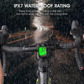 img 1 attached to 🚴 Ultimate Performance: CYCLESPEED Rechargeable Bike Computer - Wireless, Waterproof Speedometer Odometer with LCD Backlight Display - Perfect for MTB and Road Bikes!