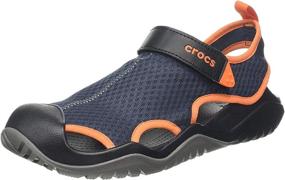 img 4 attached to Crocs Swiftwater Sandal Sport US Men's Shoes and Mules & Clogs