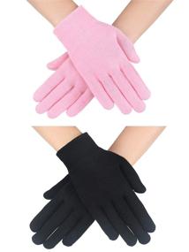 img 4 attached to Moisturizing Gloves Moisture Sleeping Cracked