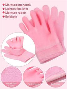 img 2 attached to Moisturizing Gloves Moisture Sleeping Cracked