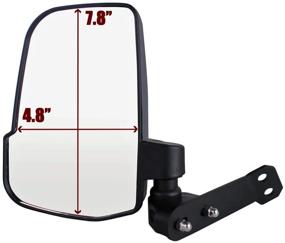 img 3 attached to Xislet Side View Mirror Set for Polaris General 1000 EPS 2016-2021 - Mounts to Pro-Fit Cage using Factory Bolts