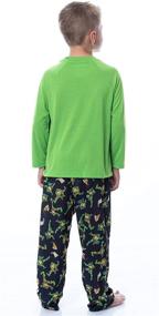 img 3 attached to 🐢 Nickelodeon TMNT Mine Pizza Pajama Set for Boys