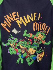 img 2 attached to 🐢 Nickelodeon TMNT Mine Pizza Pajama Set for Boys