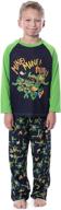 🐢 nickelodeon tmnt mine pizza pajama set for boys logo