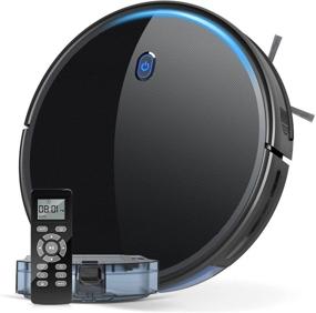 img 4 attached to 🤖 1800Pa Robotic Vacuum Cleaner with Slim Design, Max Suction for Pet Hair, Quiet Multiple Cleaning Modes, Self-Charging & Boundary Strips, Ideal for Hard Floors and Medium-Pile Carpets