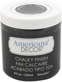 img 1 attached to 🎨 Revamp Your Décor with Deco Art Americana Chalky Finish Paint 8oz in Carbon Shade
