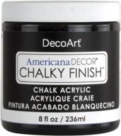 🎨 revamp your décor with deco art americana chalky finish paint 8oz in carbon shade logo