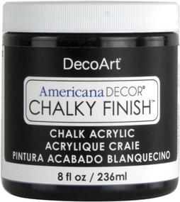 img 3 attached to 🎨 Revamp Your Décor with Deco Art Americana Chalky Finish Paint 8oz in Carbon Shade