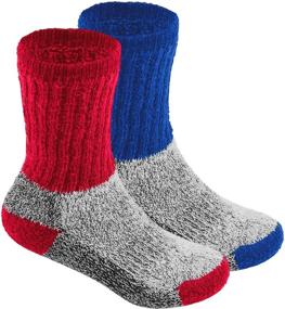 img 4 attached to 🧦 Warm Winter Boot Socks: Kids Thermal Socks for Boys & Girls | 2 Pack Insulated Socks