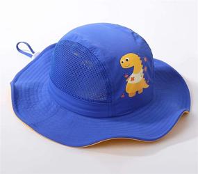 img 3 attached to 🧢 Connectyle Kids Large Brim Sun Hats for Boys with UPF 50+ Sun Protection - Ideal Summer Hat