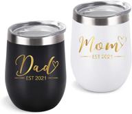 parents pregnancy announcement insulated stainless logo