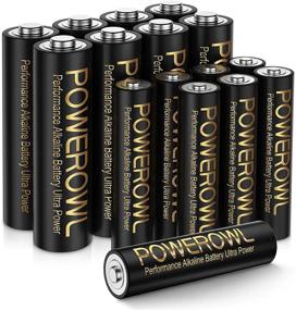 img 4 attached to 🔋 POWEROWL High-Capacity Alkaline AA AAA Batteries Combo, Long-Lasting, 10-Year Shelf Life - Pack of 16: Improved for SEO