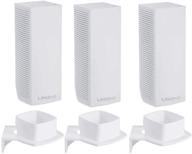 koroao wall mount holder for linksys velop tri-band whole home wifi mesh system - ac2000/ac6600/ac4400/ac2200 by koroao, 3-pack linksys velop mesh router holder logo