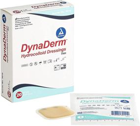 img 4 attached to 🩹 Reliable Protection: Dynarex Hydrocolloid Dressing, Thin 2 x 2 Inch