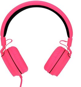 img 3 attached to 🎧 Rockpapa 950 Stereo Lightweight Foldable Headphones with Microphone, Adjustable Headband - 3.5mm for Cellphones, Smartphones, Tablets, Laptop, Computer, Mp3/4, DVD - Black/Pink