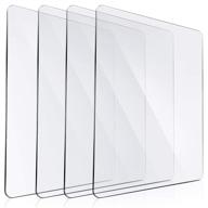 🔪 high-quality 4-piece acrylic cutting pads for embossing and crafting (8.7 x 6.1 inch) logo