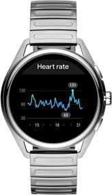 img 2 attached to Emporio Armani Stainless Touchscreen Smartwatch: Sleek and Chic Tech Accessory for the Style Savvy