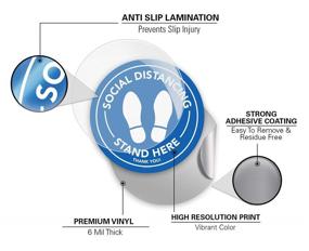 img 3 attached to Pack Circle Distancing Commercial Hospitals