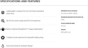 img 1 attached to Sony 28-70мм F3.5-5.6 FE OSS Стандартный объектив с переменным фокусным расстоянием 📷 - высококачественный заменяемый объектив для исключительной фотографии.